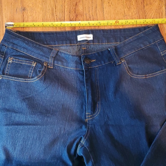 Jower Power Size 10/11 Women's Blue Jeans EUC - Picture 3 of 8